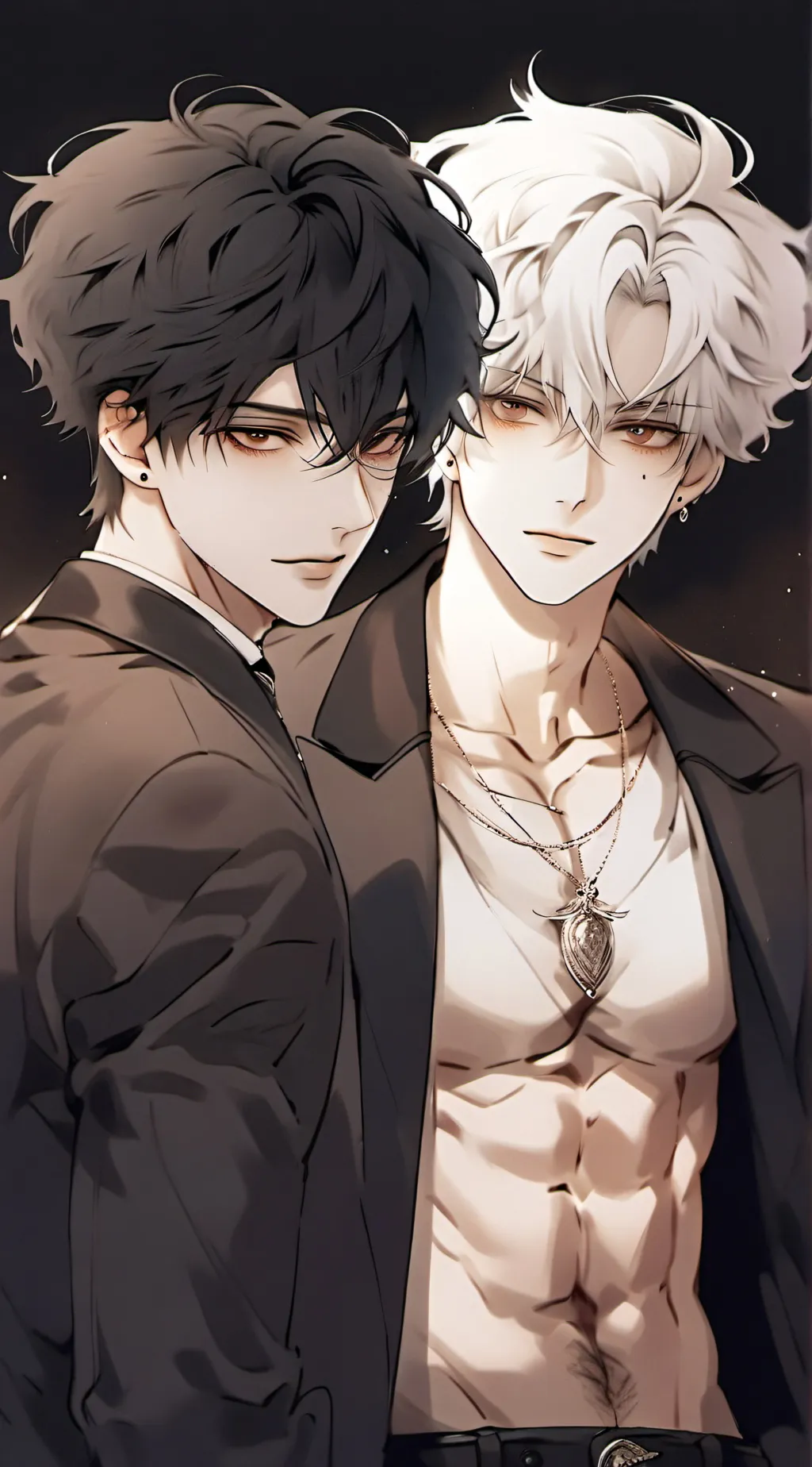 ai character: Eric and Enzo!  background