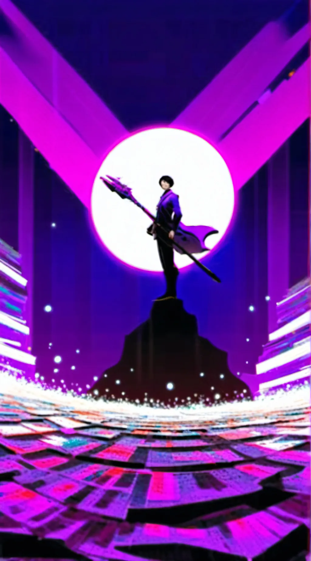 ai character: XxPurpleVoidxX background