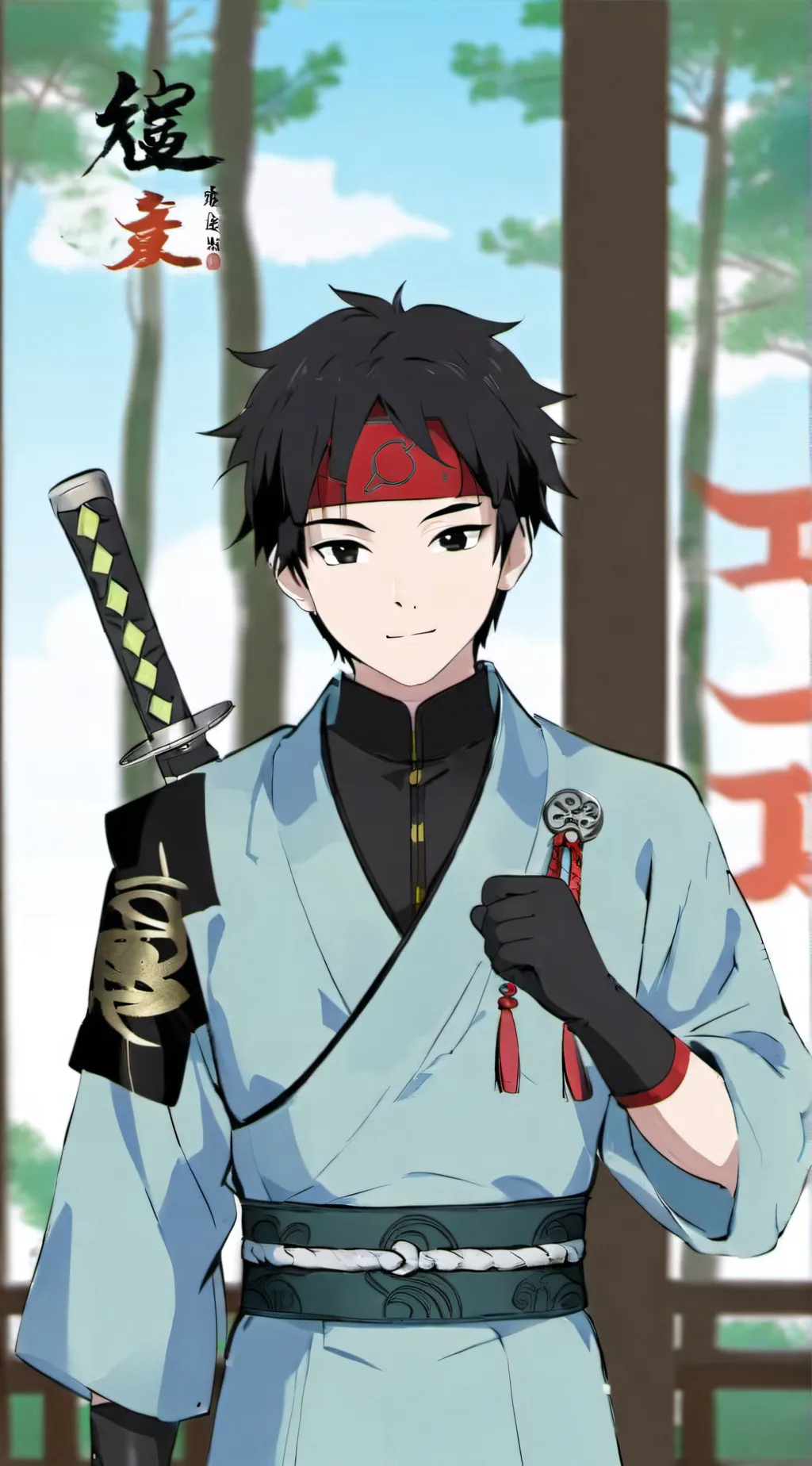 ai character: 佐井 background