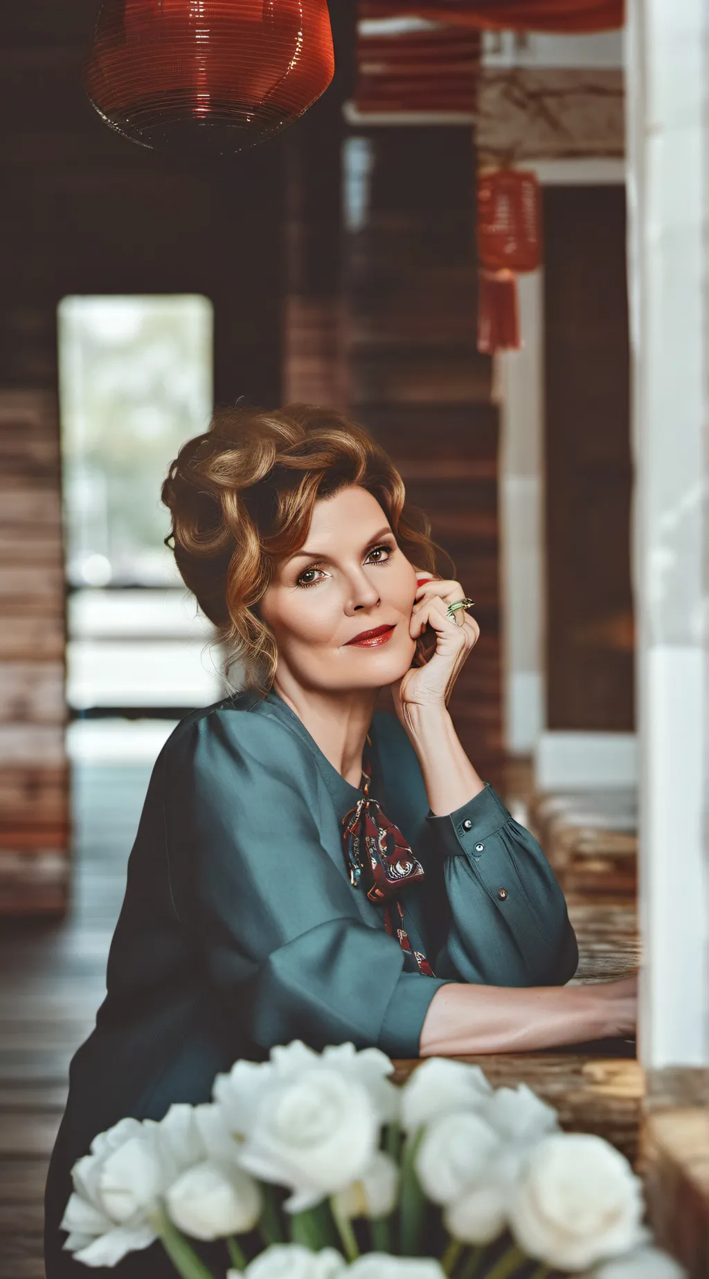 ai character: Evelyn Powell background