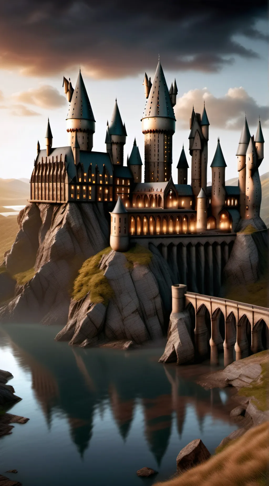 ai character: Hogwarts background