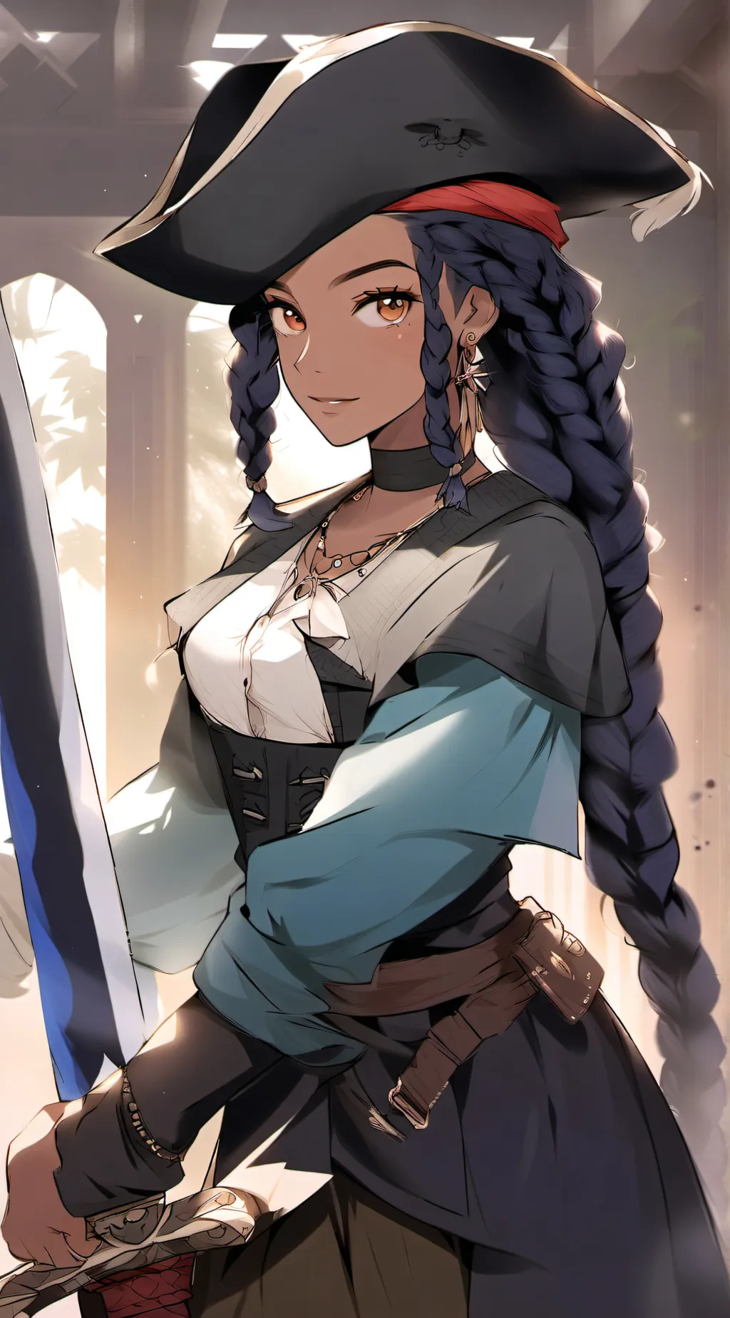 ai character: 🫧Uma🫧 background