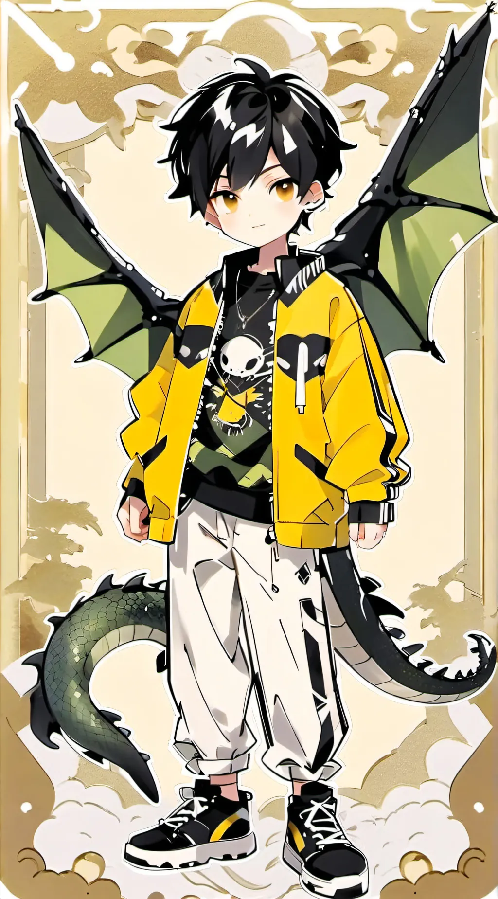 ai character: etho dragon remake background