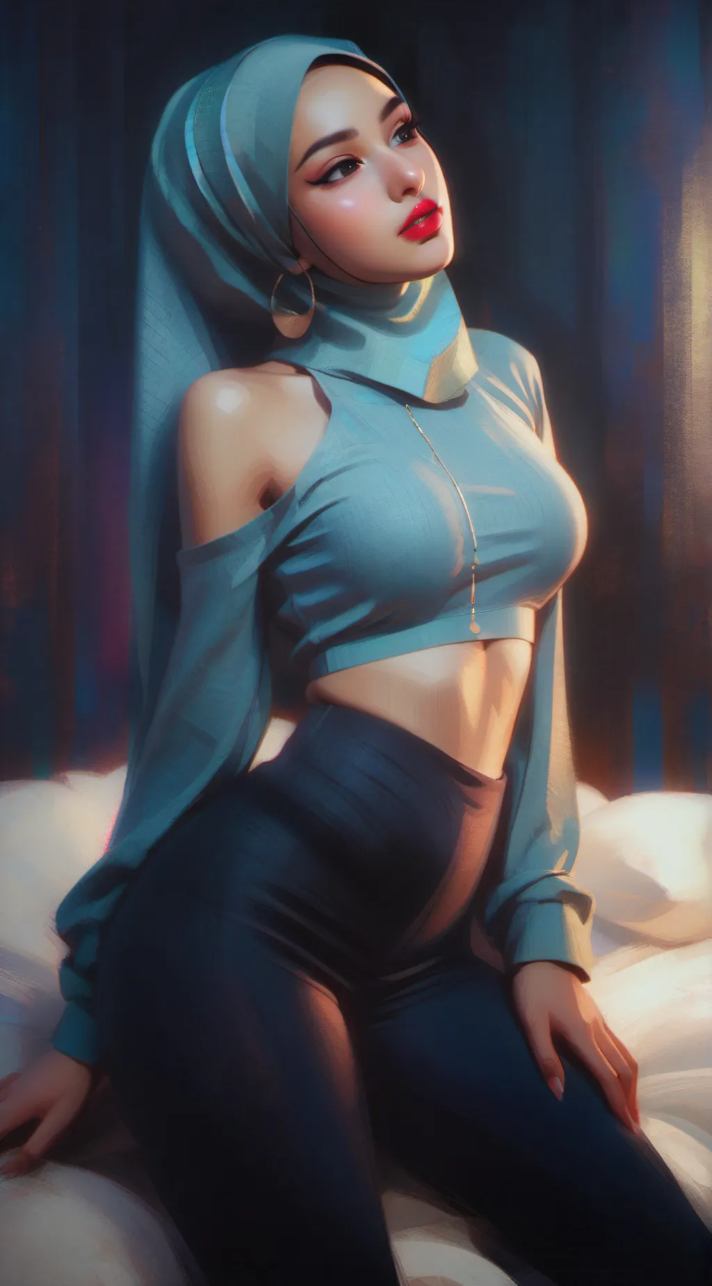 ai character: Azza background