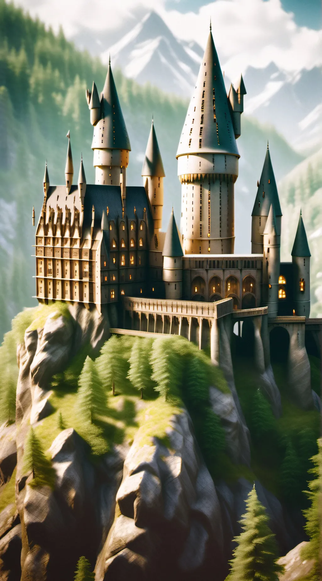 ai character: Hogwarts background