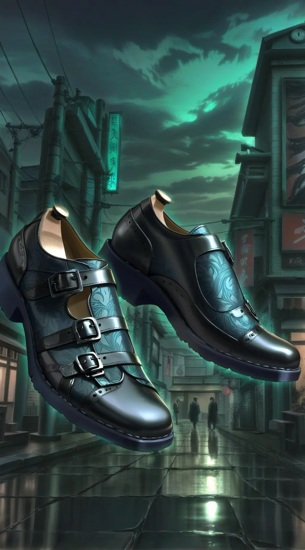 ai character: buckle my shoes background