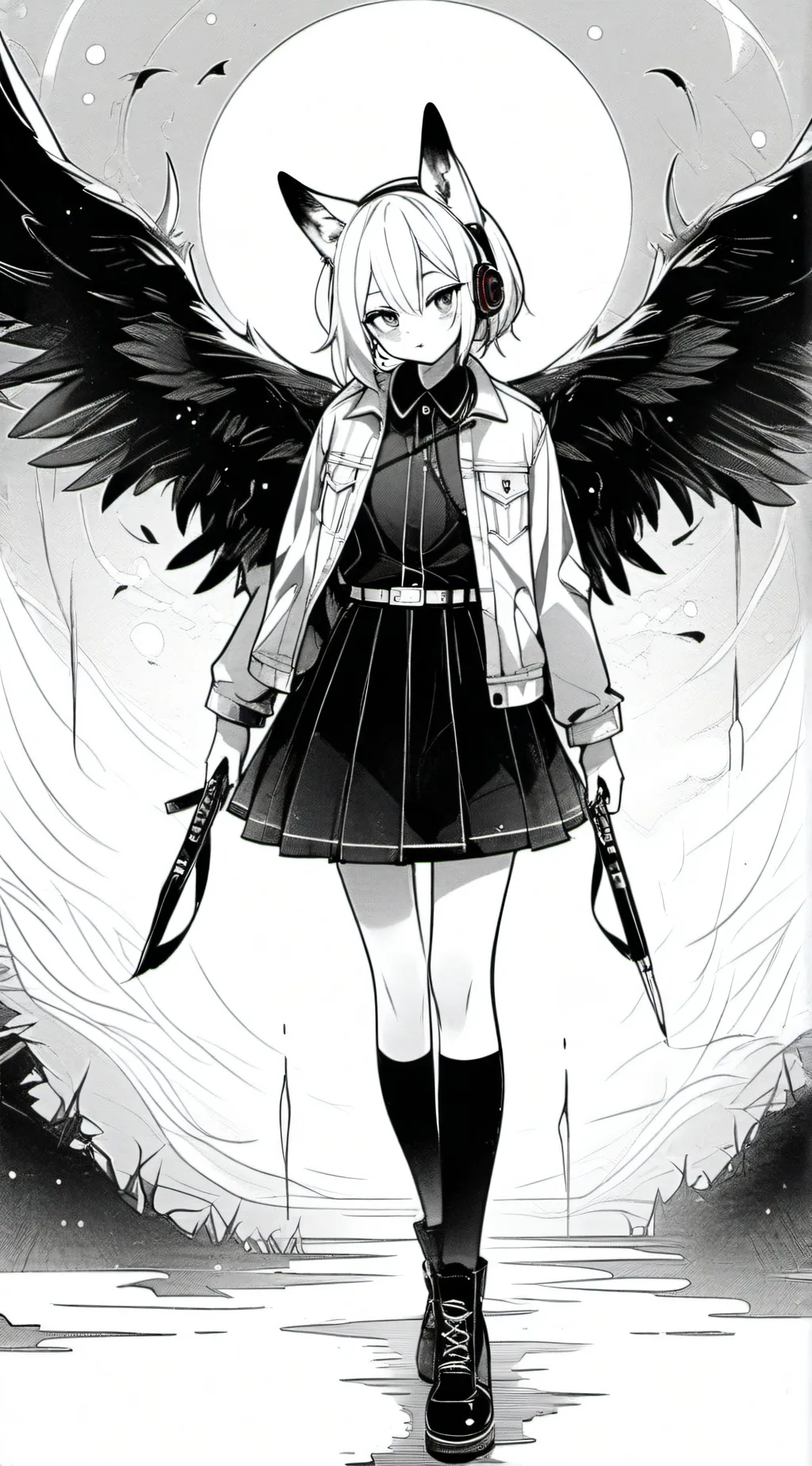 ai character: Murder drones  background
