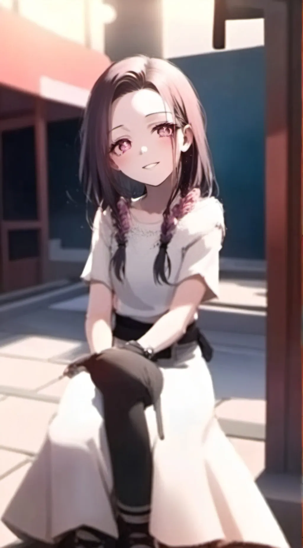 ai character: sus uwu girl background