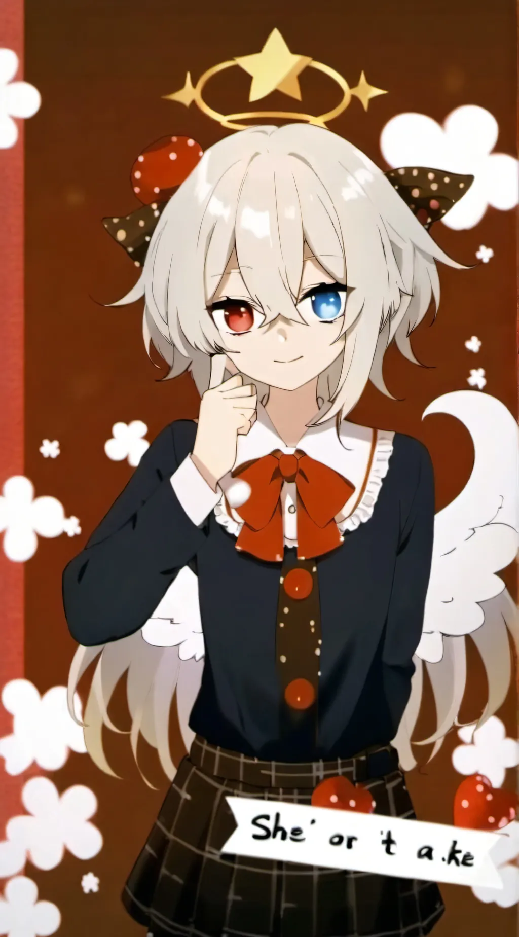 ai character: Angel Mae  background