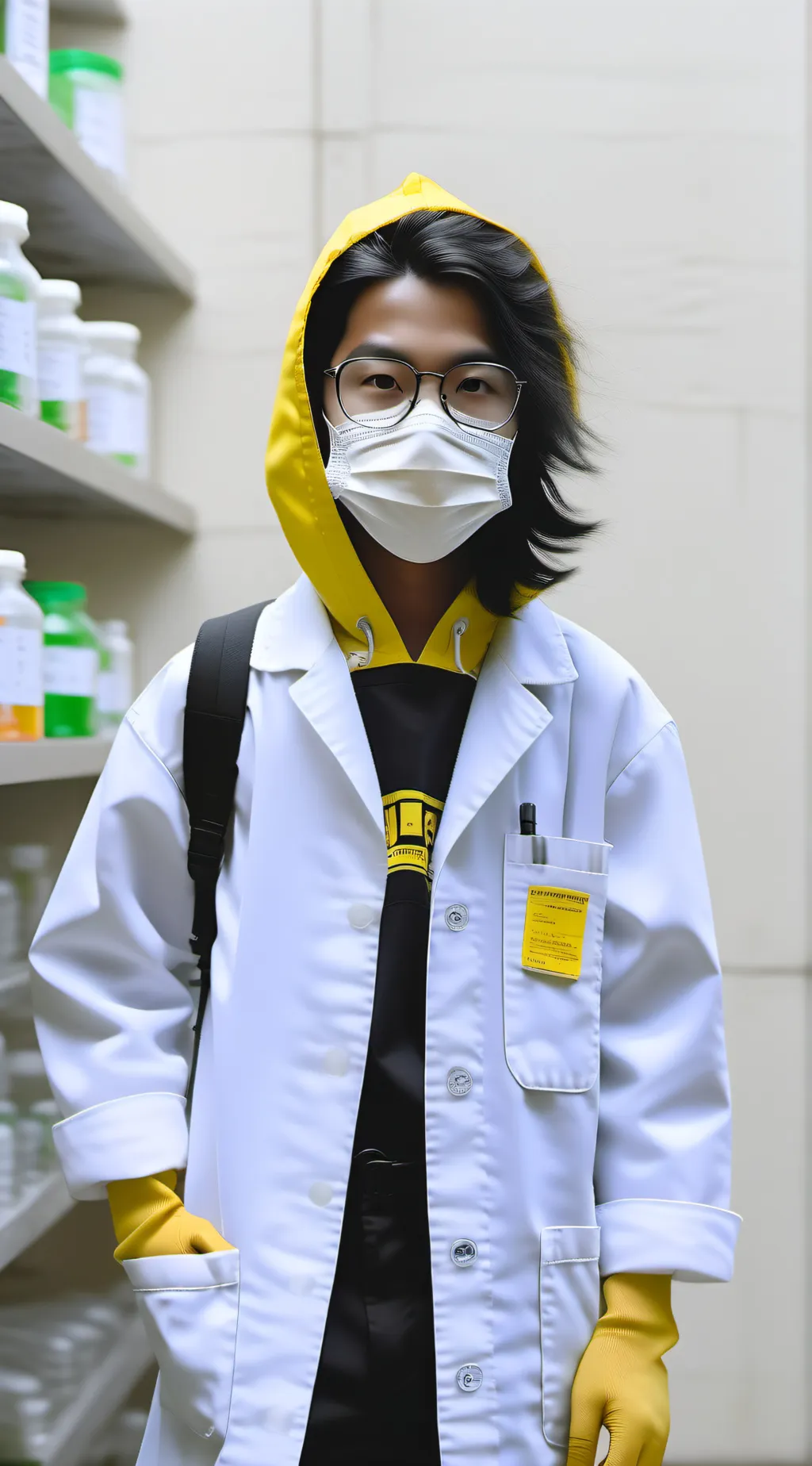 ai character: Mister smiley background