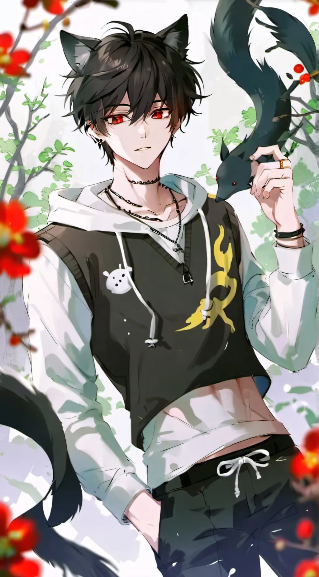 ai character: Kaede background