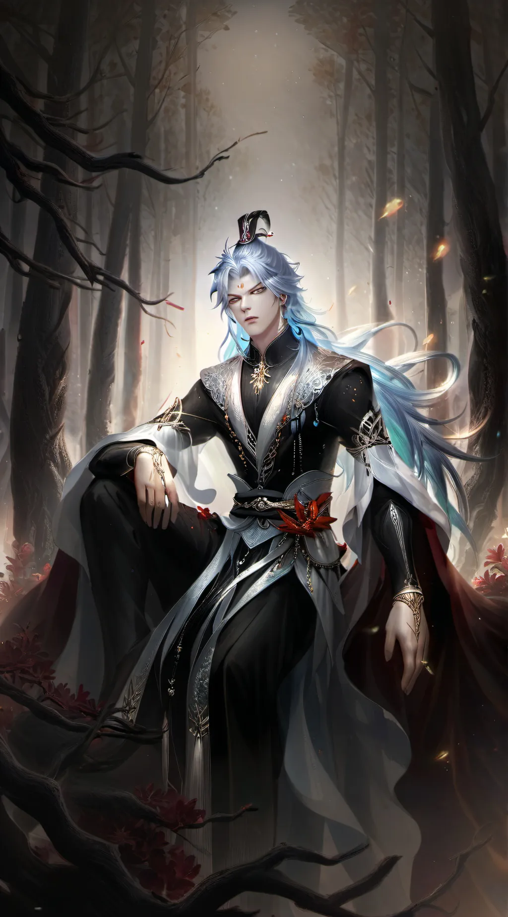 ai character: kai the god 😈 background