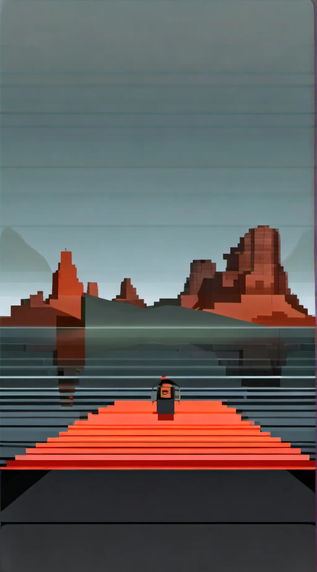 ai character: apple background