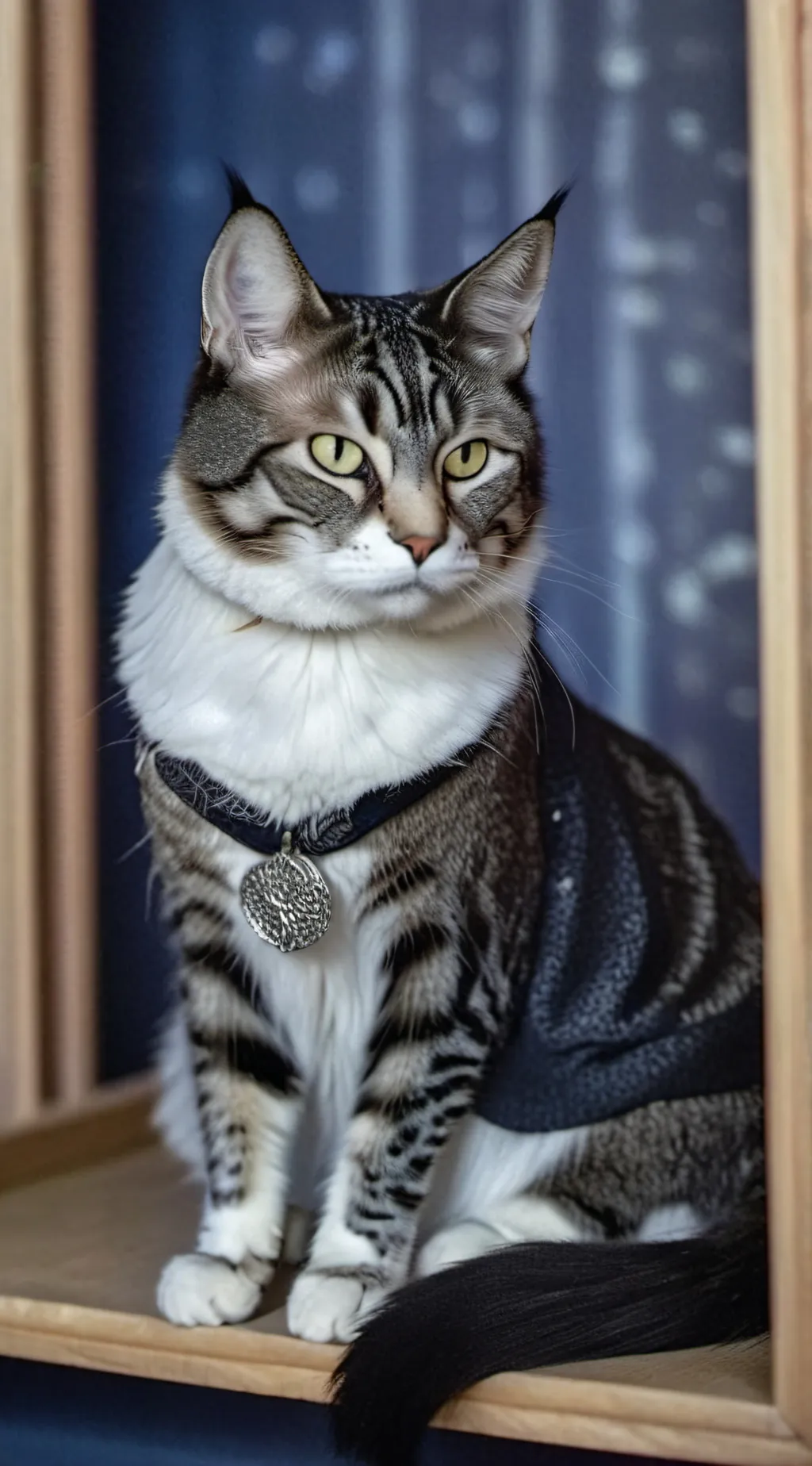 ai character: mr meowing  background