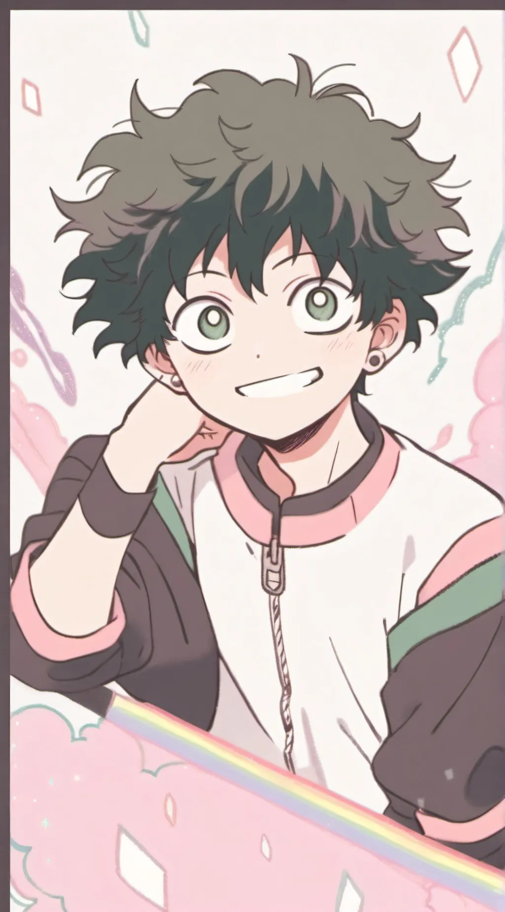 ai character: a fake Izuku!? background