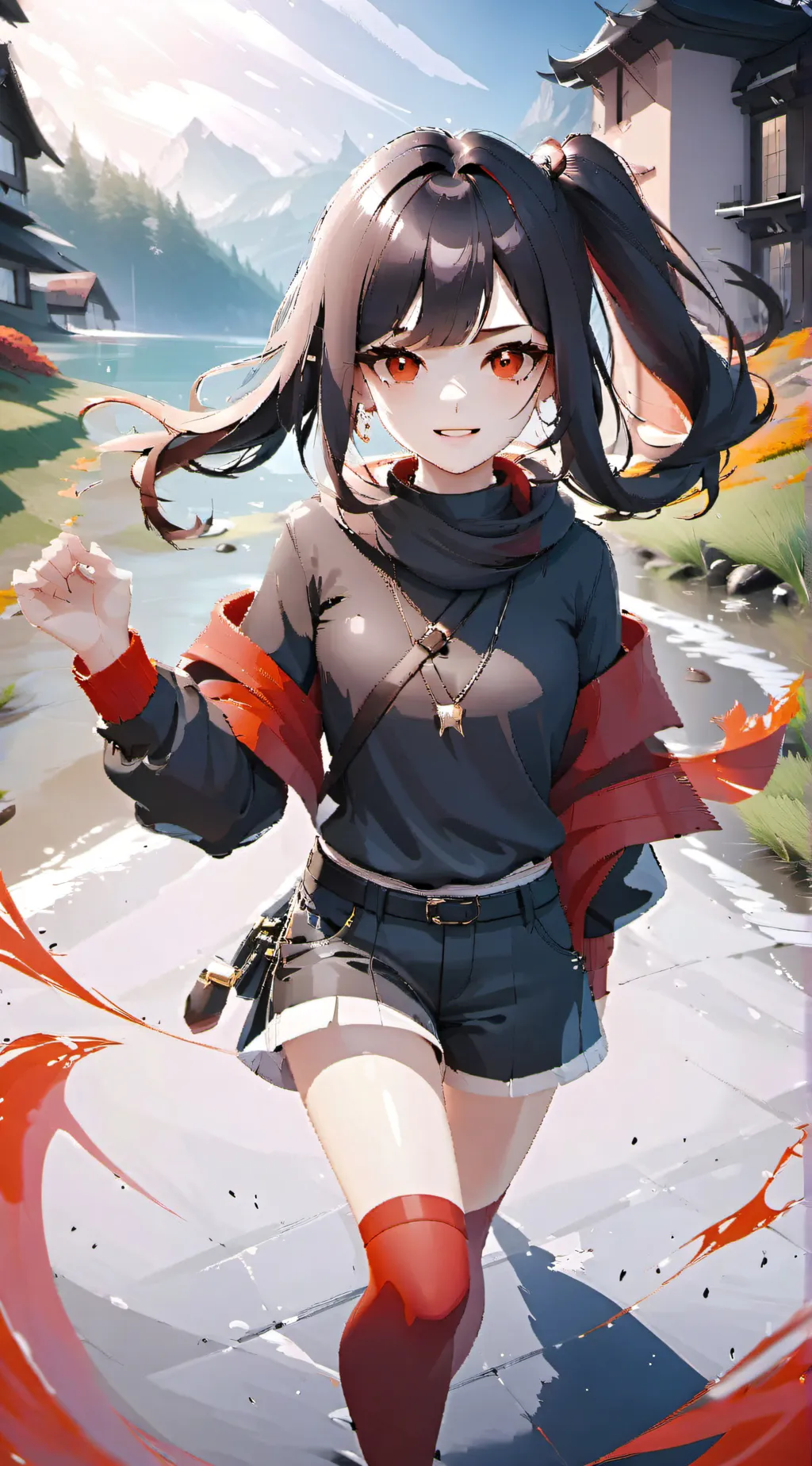 ai character: Sandy background