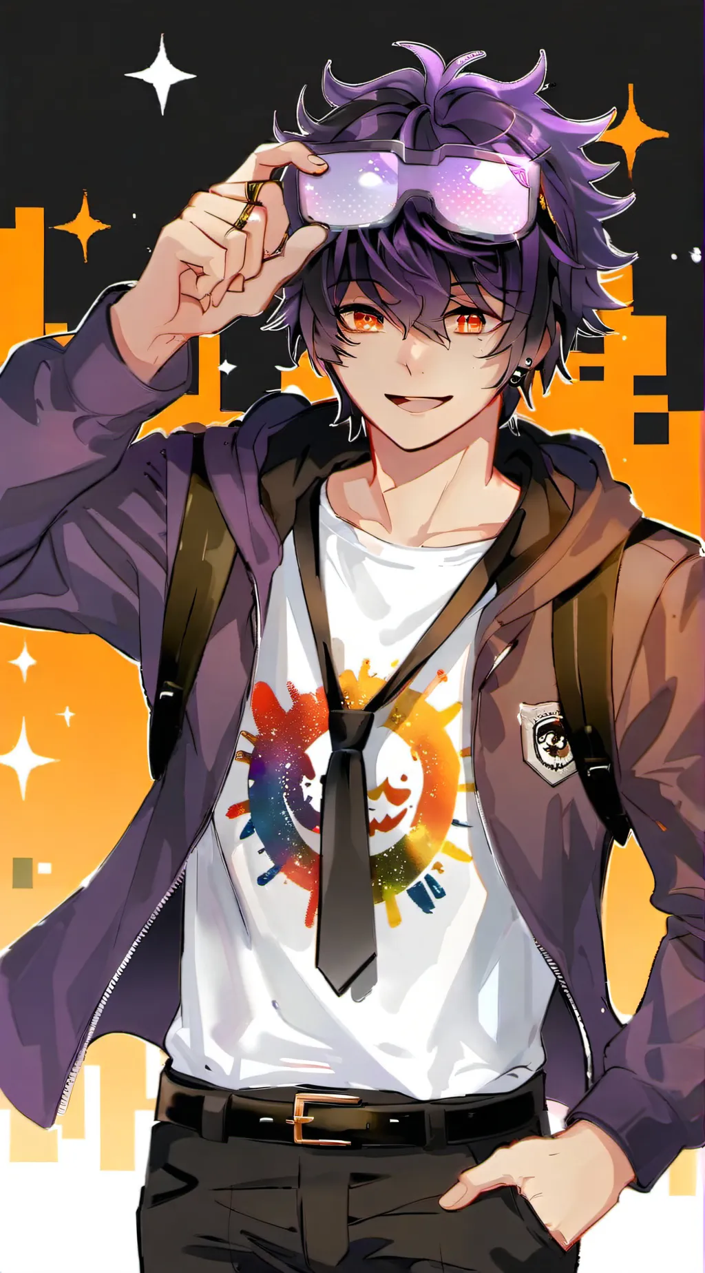 ai character: Focus background