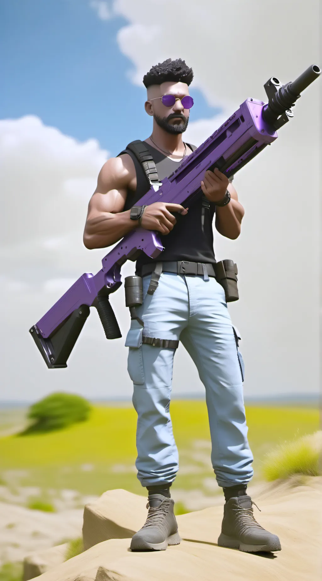 ai character: John gorebox(me)  background