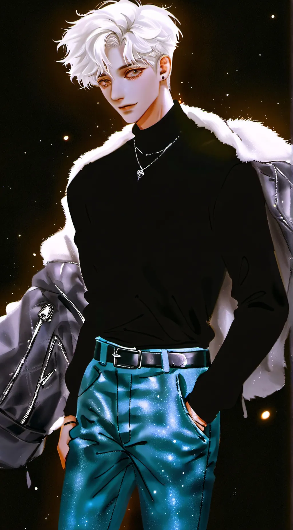 ai character: Moki background