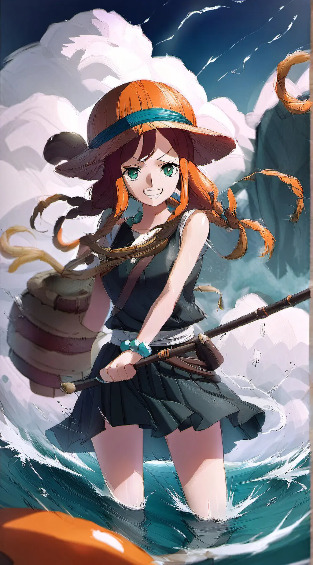 ai character: uno piece background