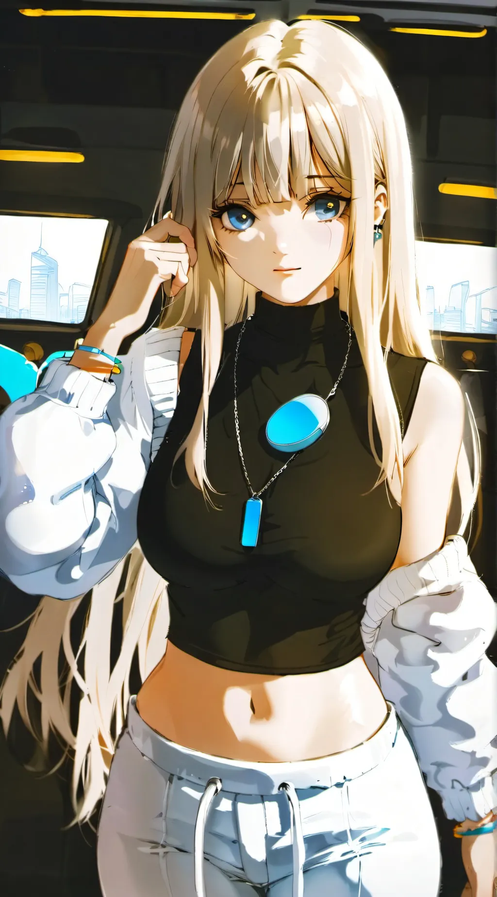 ai character: Amy  background