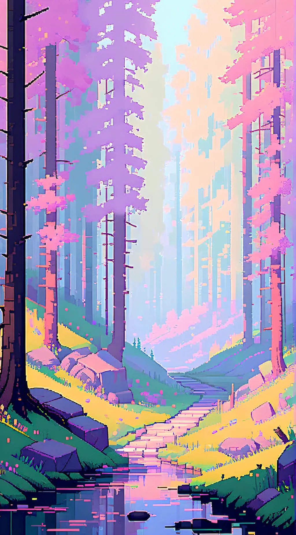 ai character: Fpe(camping trip!) background