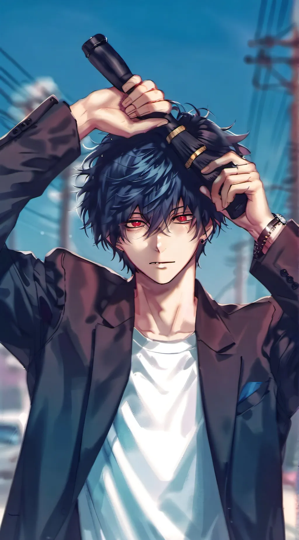 ai character: Dabi background