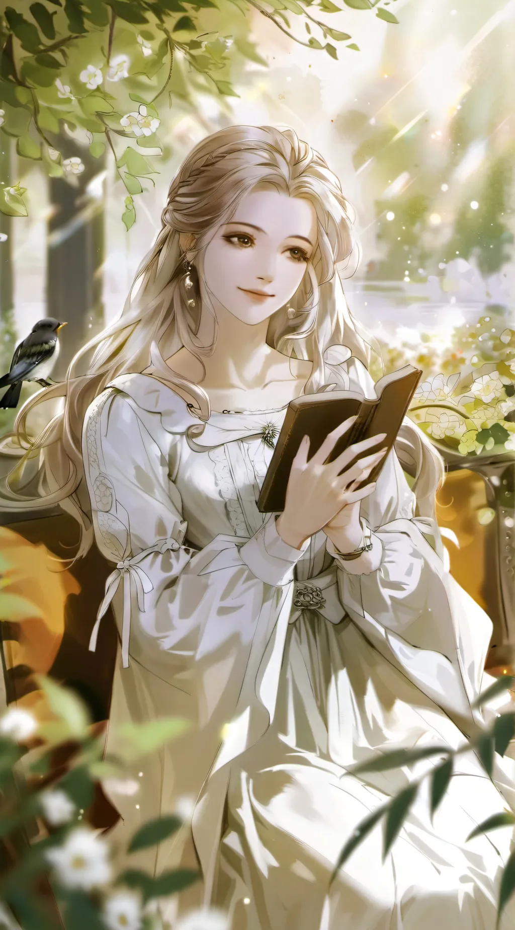 ai character: Aria background