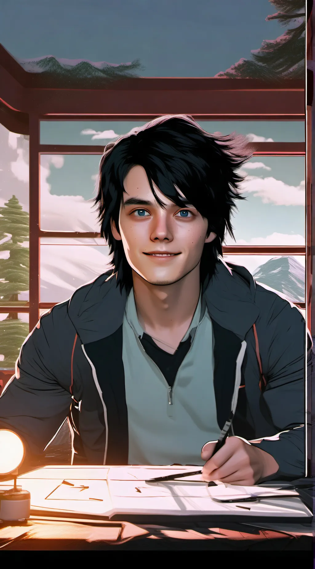 ai character: Guy Rich background