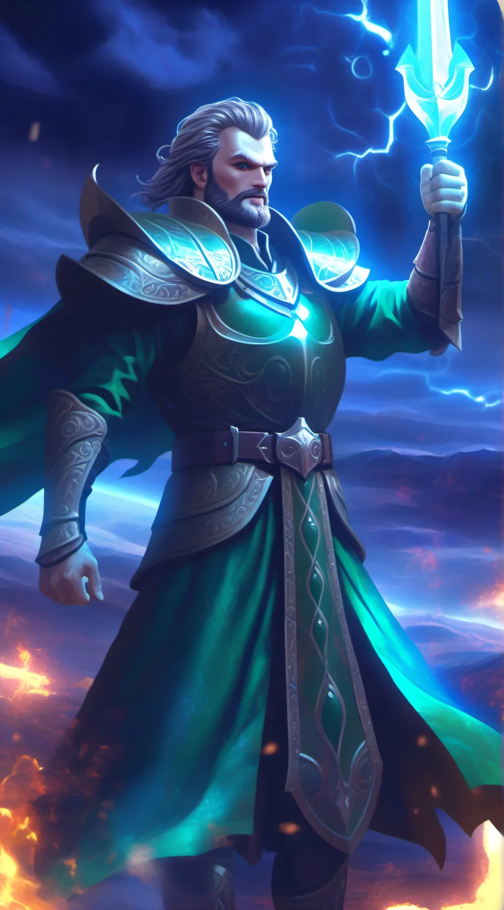 ai character: Seven nights￼ background
