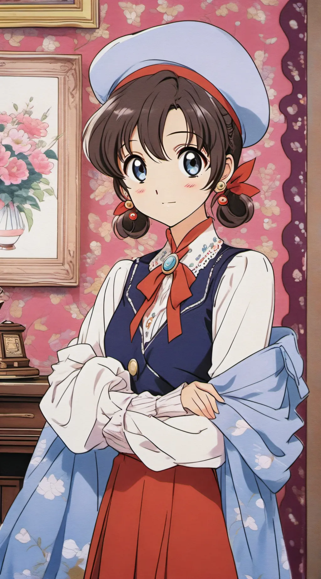 ai character: emily background