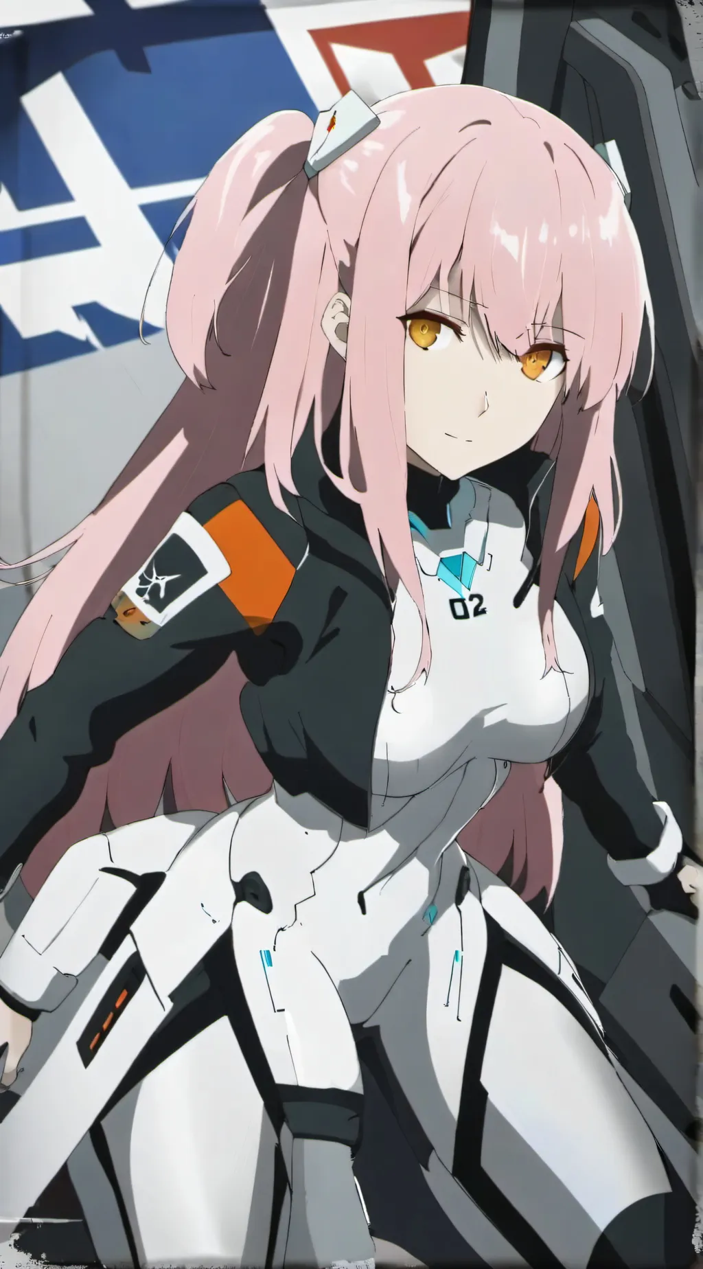 ai character: Zero Two background