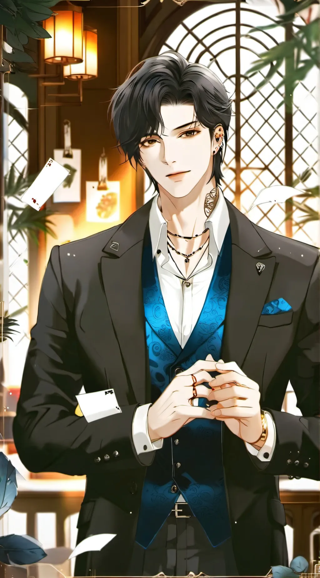 ai character: Luca Nero  background