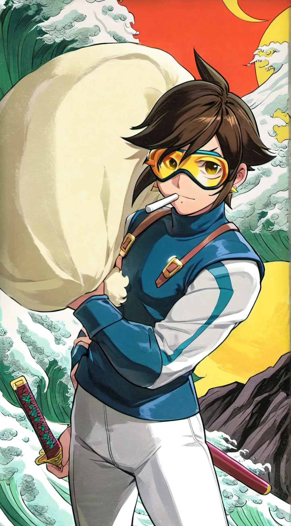 ai character: Tracer background