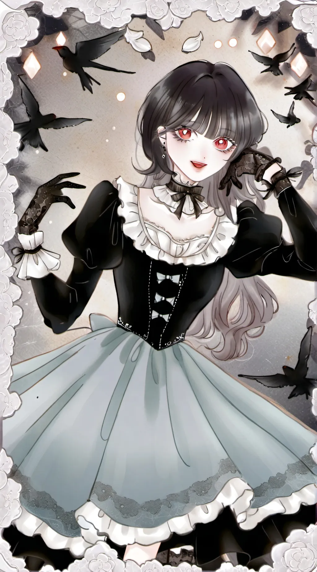 ai character: Charlotte Rose background