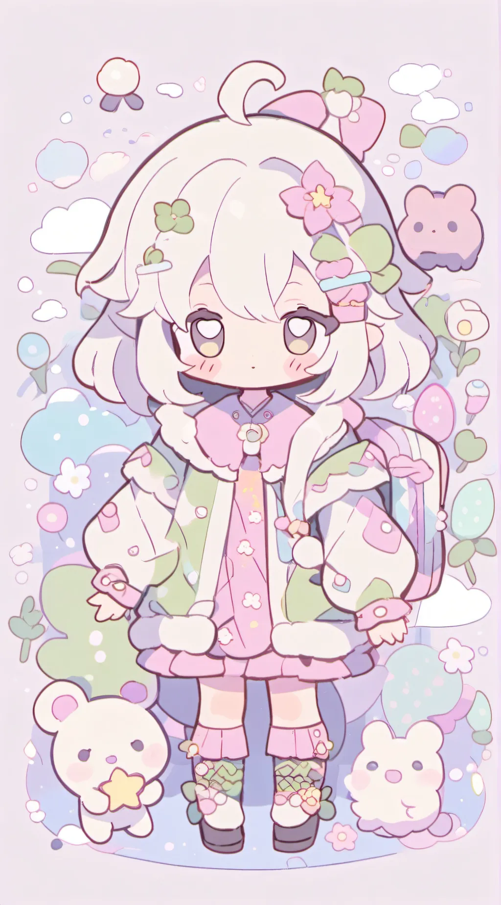 ai character: FPE sleepover! background