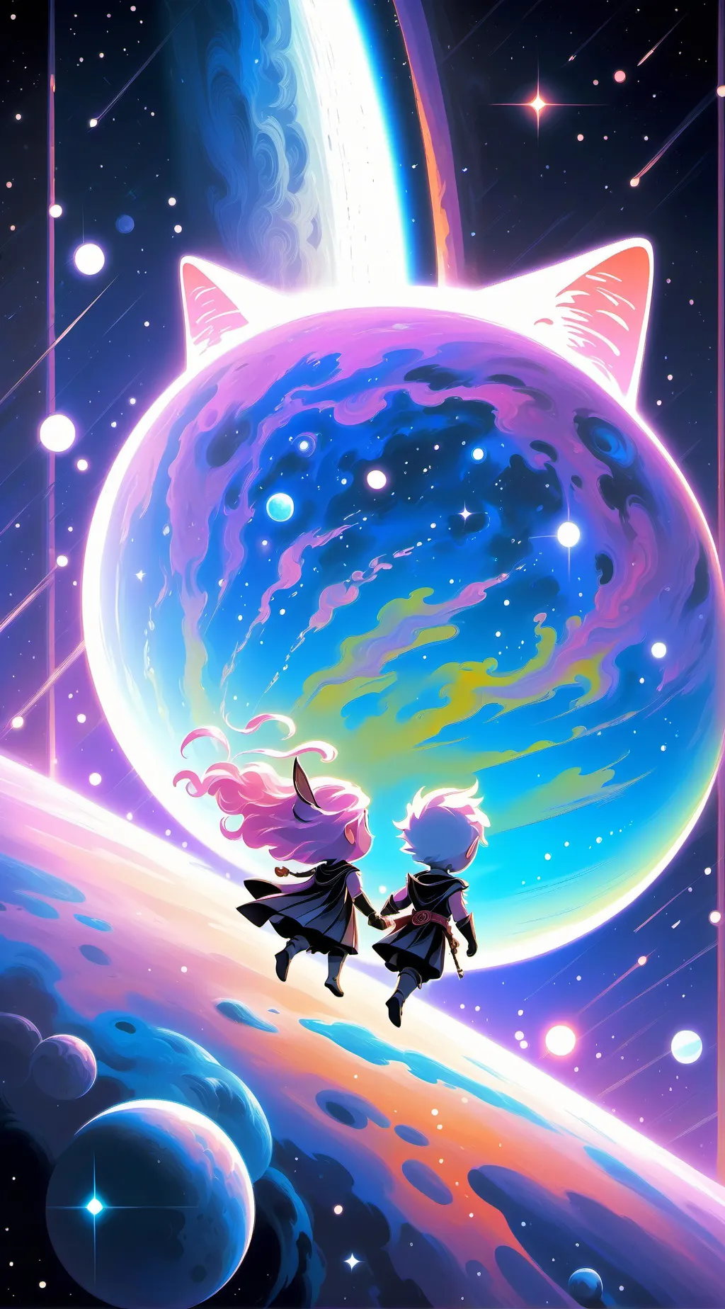 ai character: solarballs sleepov background