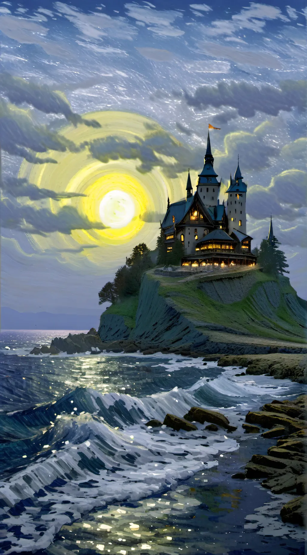 ai character: Hogwarts background