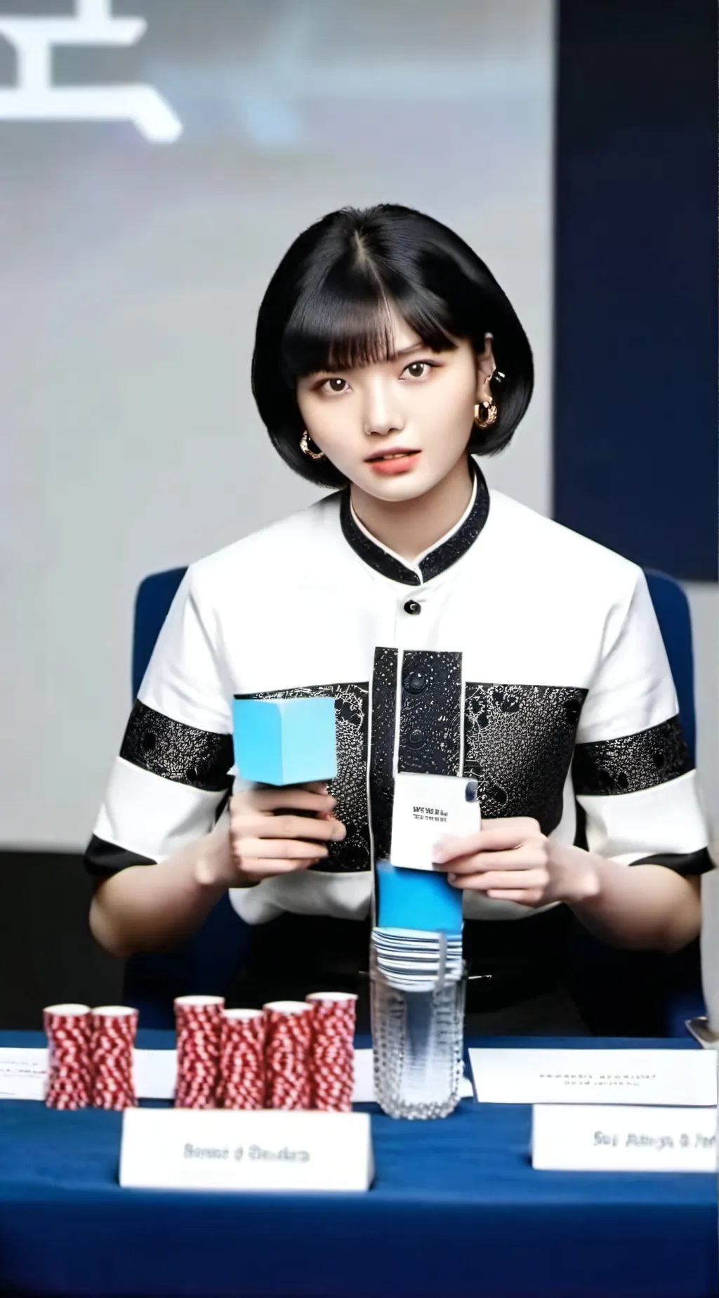 ai character: nayeon o yo que se background