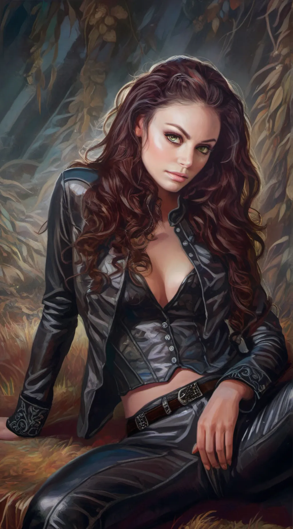 ai character: Misty background