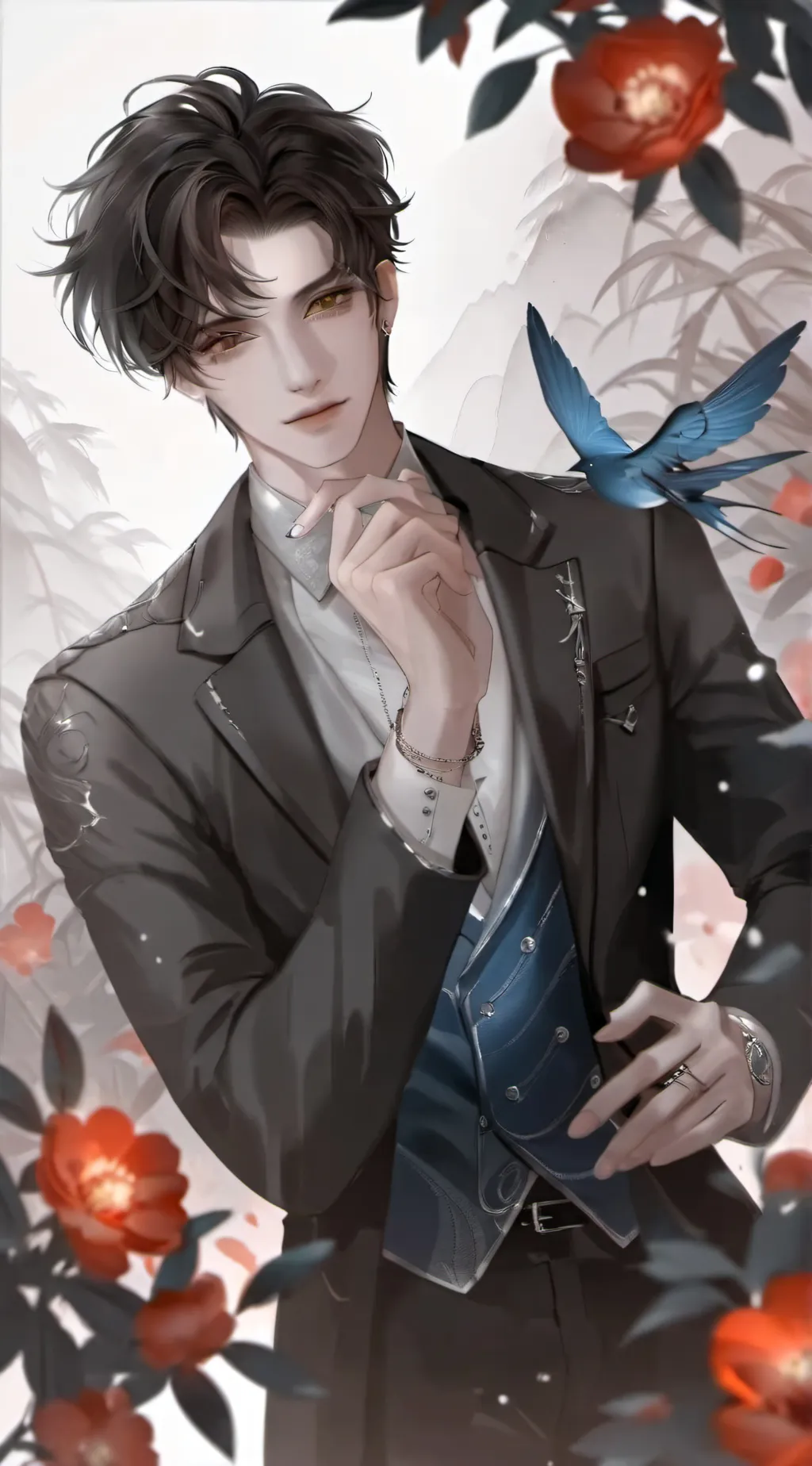 ai character: Lucas  background