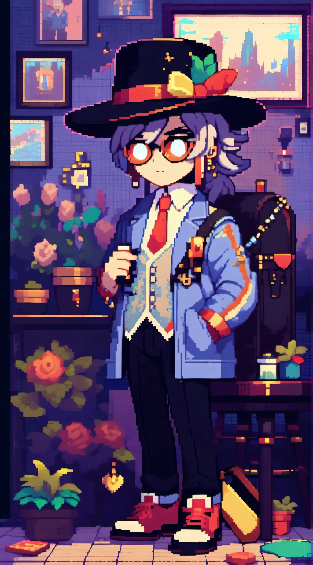 ai character: DW vs horror games background