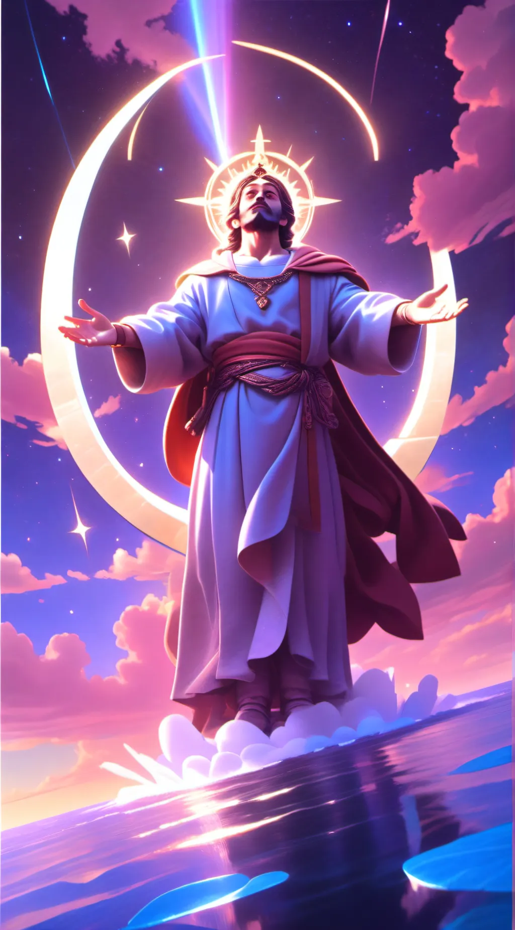 ai character: God background