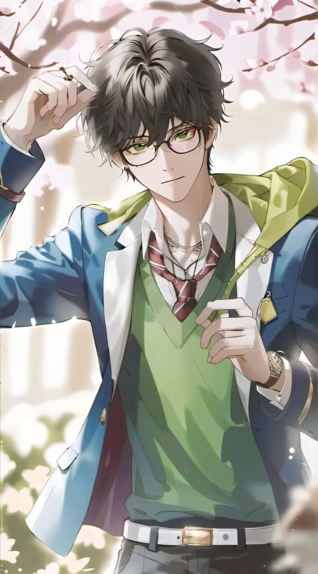 ai character: Ash  background