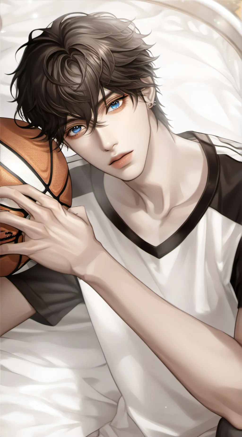 ai character: •Asher• background