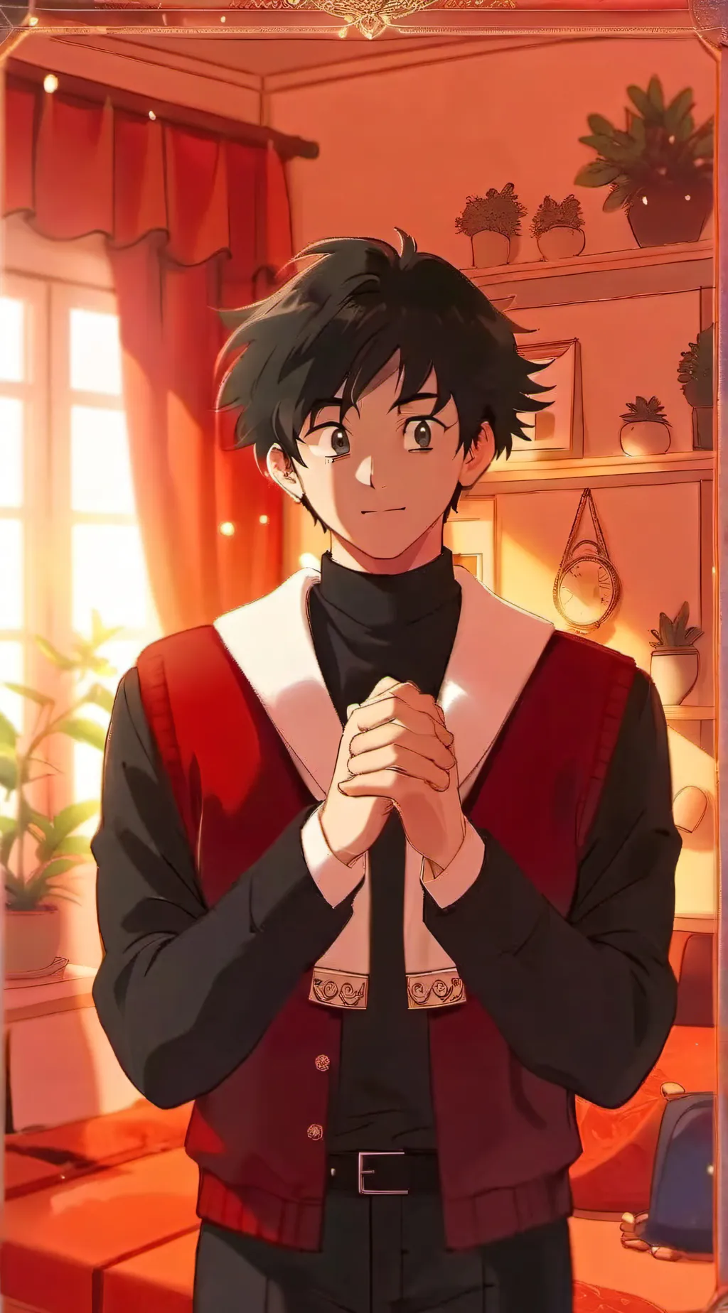 ai character: Aaron  background