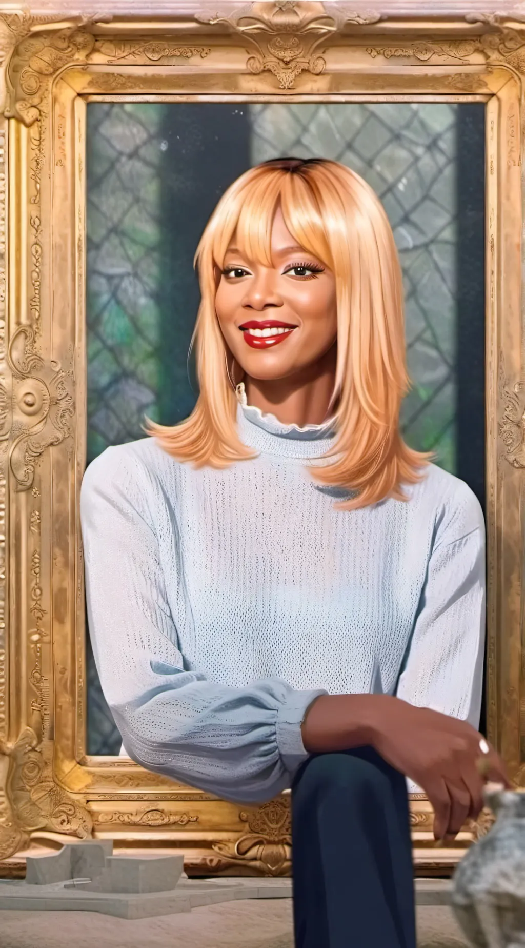 ai character: Rihanna  background