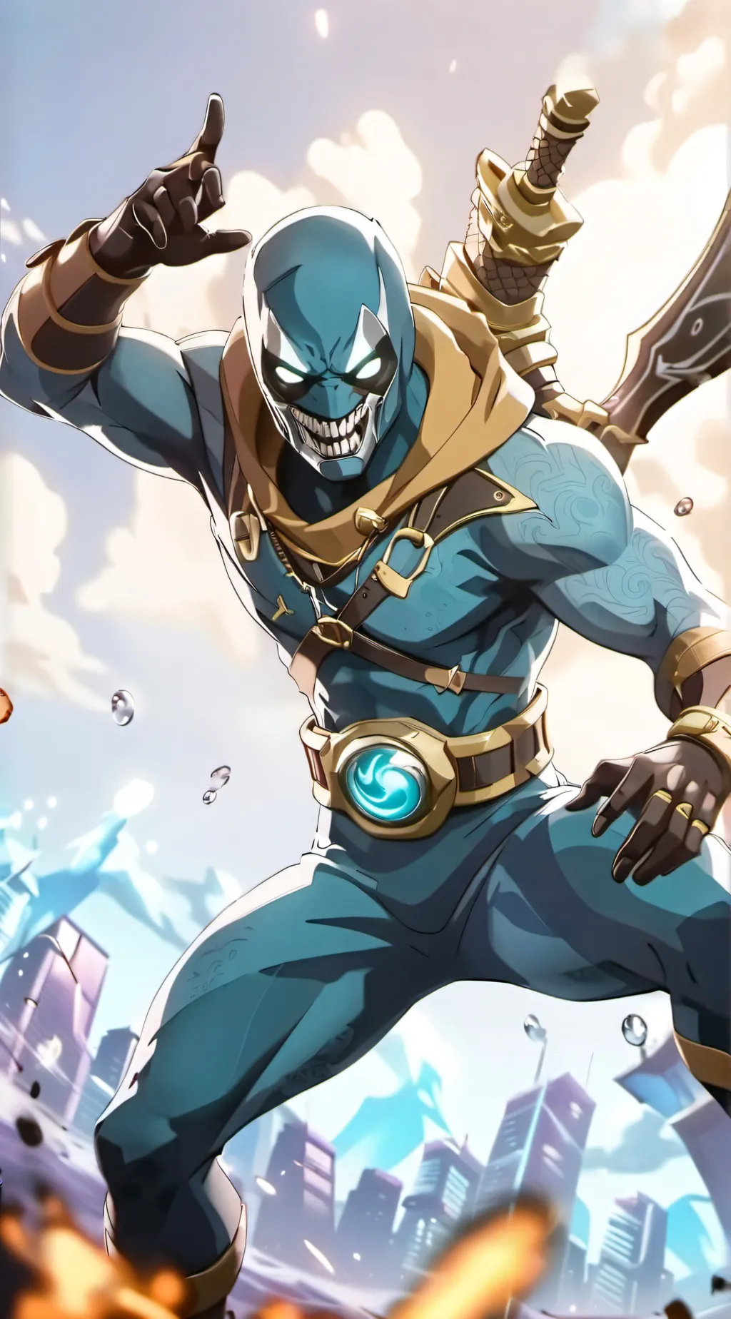ai character: megalo - don background