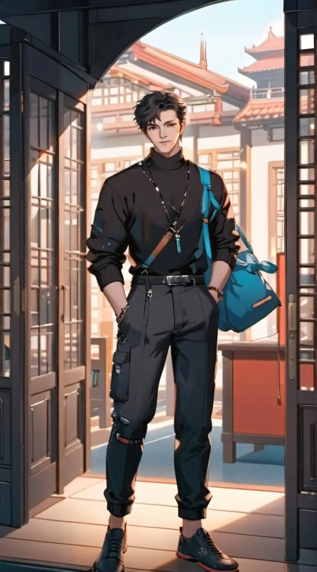 ai character: Andrew background