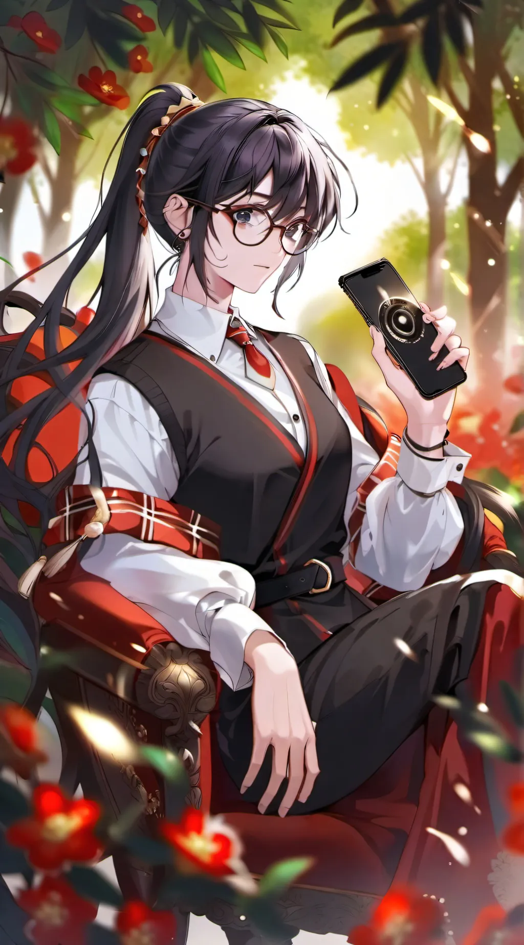 ai character: haily  background